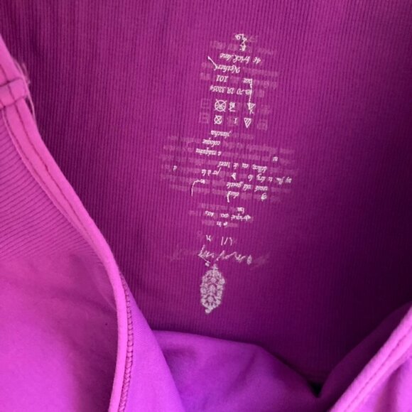 FP Movement On The Radar Long Line Purple Sports Bra Sz M/L - Picture 6 of 6